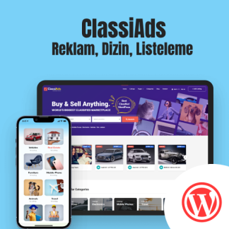 classiads reklam, dizin ve liste teması satın al