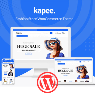 kapee moda e-ticaret teması satın al