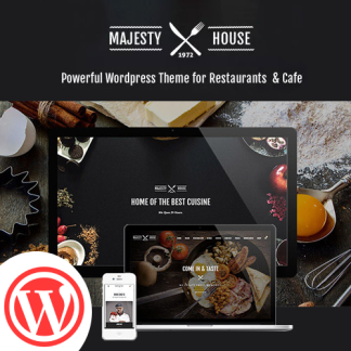 majesty restorant wordpress teması satın al