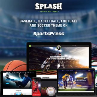 splash wordpress spor ve futbol teması