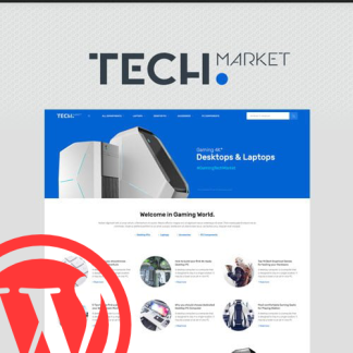 techmarket wordpress teknoloji teması satın al