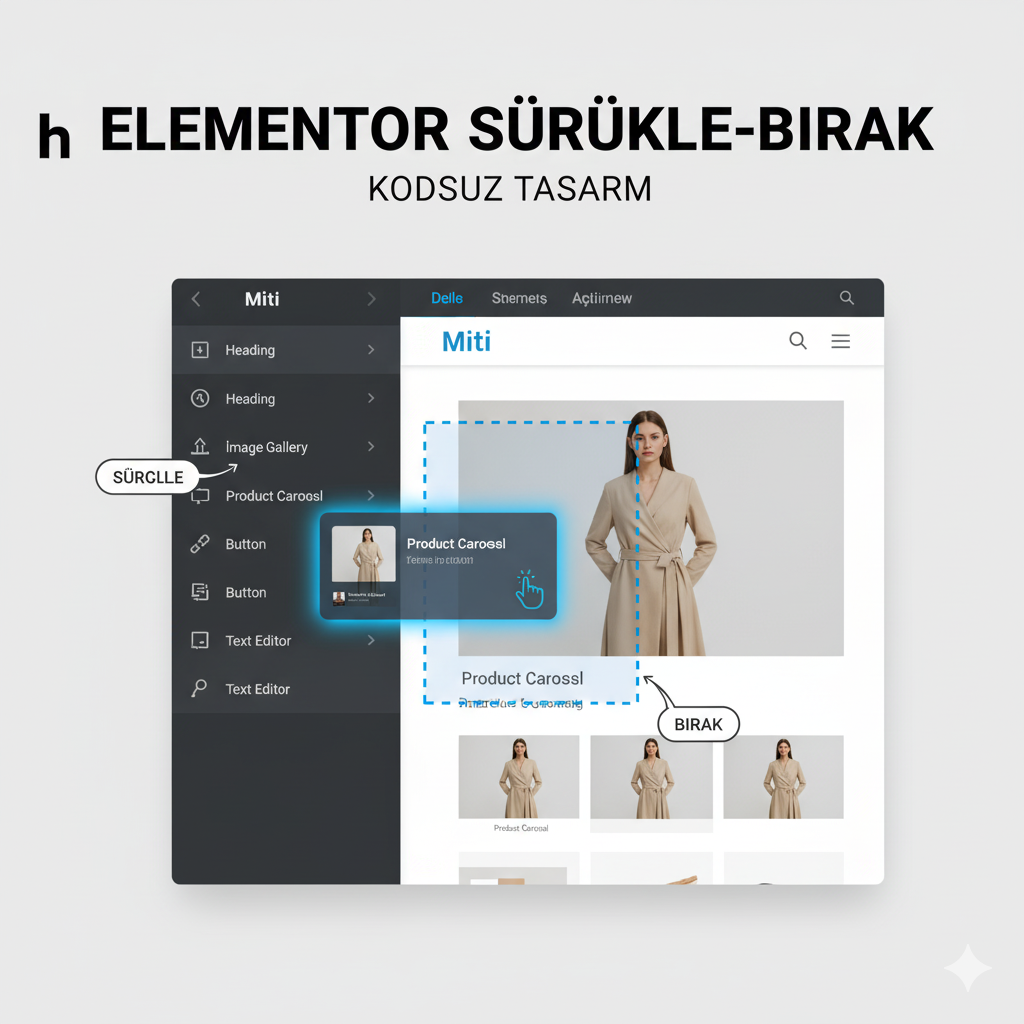 miti elementor uyumlu woocommerce moda teması